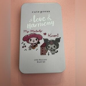 Sanrio Makeup Brush Set – My Melody & Kuromi
